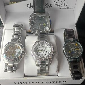 Invicta Silver Tone Snoopy Limited Edition Watch with Crystals
